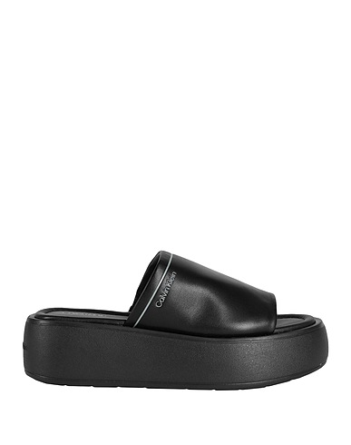 CALVIN KLEIN Sandali Nero Pelle