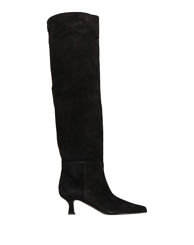 3JUIN Bottes Noir Cuir