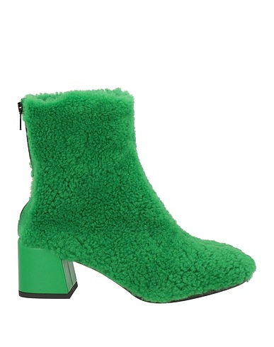 COLLECTION PRIVĒE? Ankle boot Green 100% Ovine leather