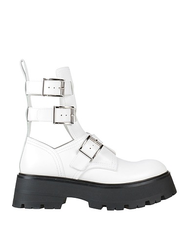 MCQUEEN Ankle boot White Leather