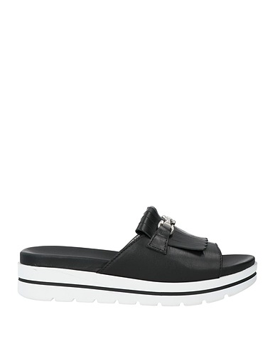 NERO GIARDINI Sandals Black Leather