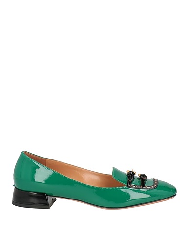 A.BOCCA Loafers Green Leather