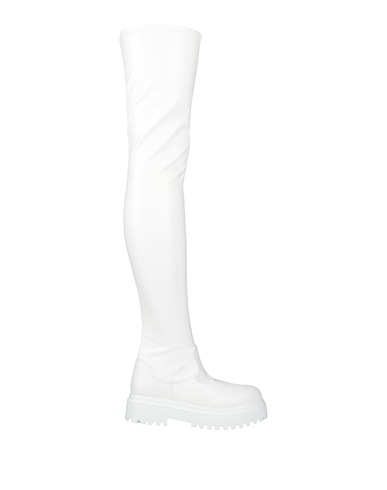 LE SILLA Boots Off white Synthetisches Material