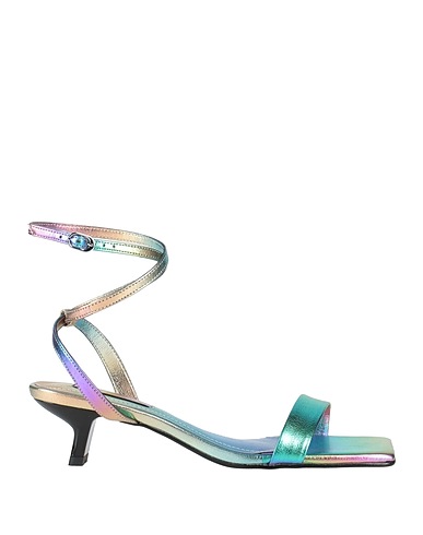 WERNER Sandals Azure Textile fibres