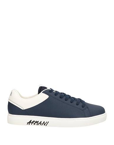 ARMANI EXCHANGE Sneakers Midnight blue 100% Cow leather