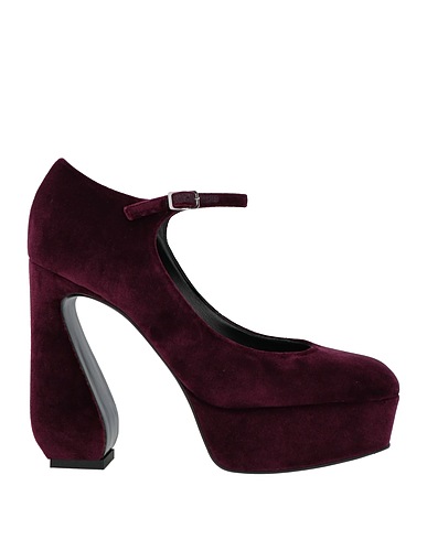 SI ROSSI by SERGIO ROSSI Court Plum Textile fibres