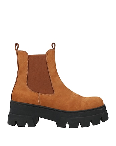 ENNEQUADRO Ankle boot Camel Leather