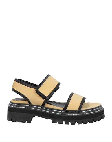 PROENZA SCHOULER Sandals Pastel yellow 100% Calfskin