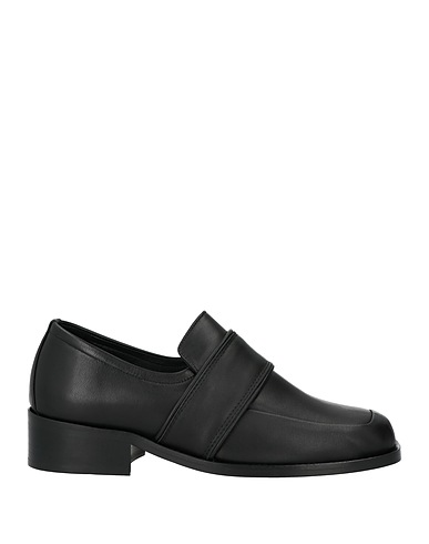 BY FAR Loafers Black Leather