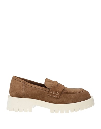 ELLA Mocassino Khaki Pelle