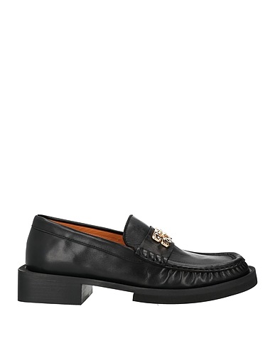 GANNI Loafers Black Leather