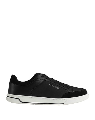 CALVIN KLEIN Sneakers Black 100% Recycled polyester, Leather