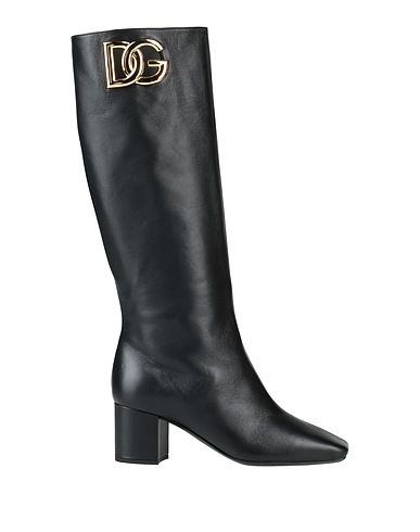 DOLCE&GABBANA Boots Black Leather