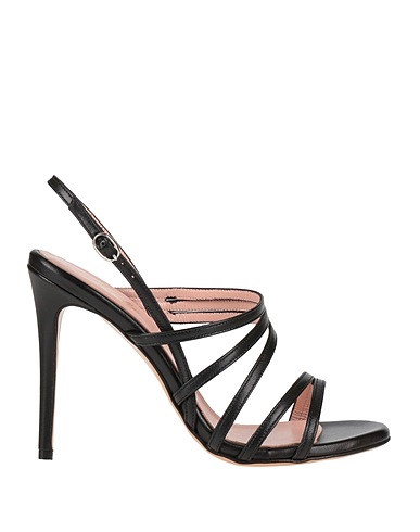 ADELIA Sandals Black Leather