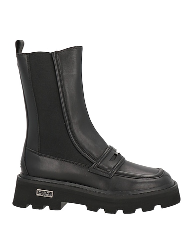 CULT Stivaletti Nero Pelle, Fibre tessili
