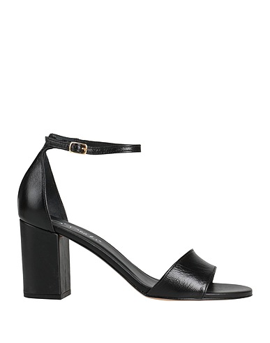 O'DAN LI Sandals Black Leather