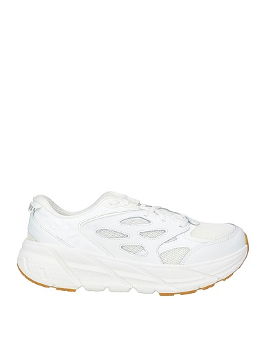 HOKA Sneakers U CLIFTON L ATHLETICS
 Bianco Pelle, Fibre tessili