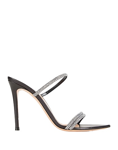 GIANVITO ROSSI Sandals Black Leather