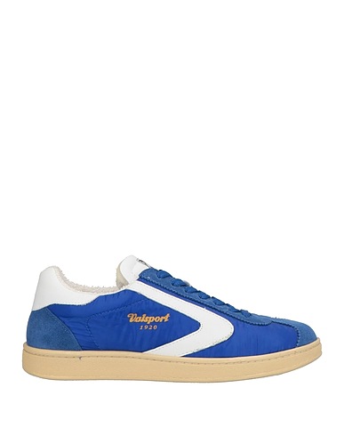VALSPORT Sneakers Bright blue Leather, Textile fibres