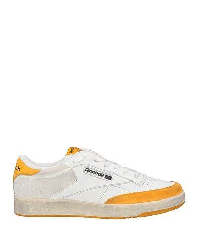 REEBOK Sneakers Off white Pelle, Fibre tessili