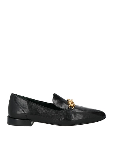TORY BURCH Loafers Black Goat skin