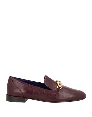 TORY BURCH Mocassins Bordeaux Peau de chèvre