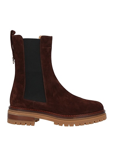 SERGIO ROSSI Ankle boot Dark brown Leather