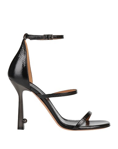 OFF-WHITE™ Sandals Black Leather