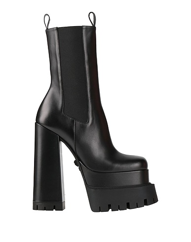 VERSACE Ankle boot Black Leather