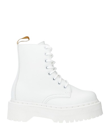 DR. MARTENS Ankle boot White Textile fibers