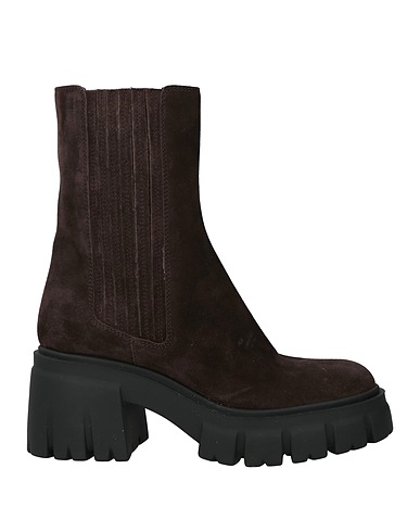 LORIBLU Ankle boot Dark brown Calfskin