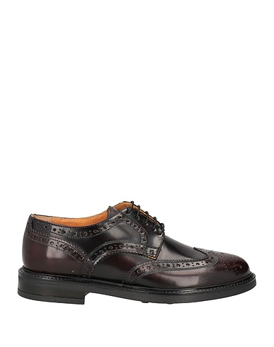 BRUNO VERRI Laced shoes Burgundy Leather