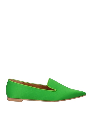 GIULIA NERI Loafers Green Other Fibres