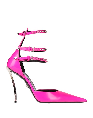VERSACE Décolleté Fucsia Pelle di vitello