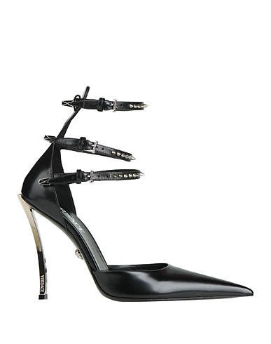 VERSACE Pump Black Calfskin