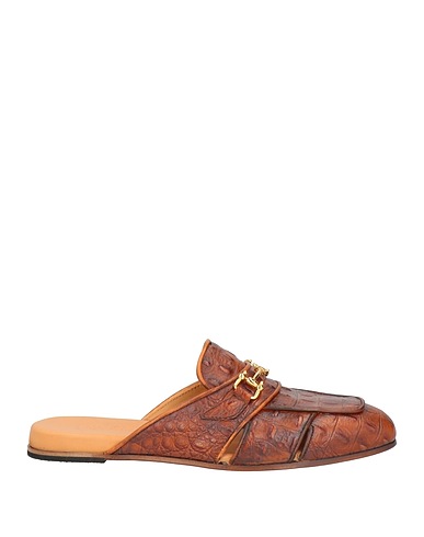 MICH SIMON Mules and clogs Tan Leather