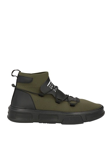 FESSURA Sneakers Military green Textile fibres, Leather