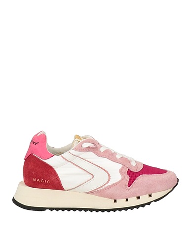 VALSPORT Sneakers Fuchsia Leather, Textile fibres