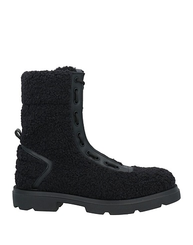 BALLY Stivaletti Nero Pelle, Fibre tessili