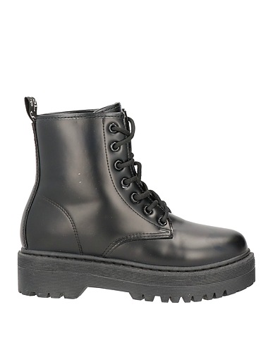 SARA LÓPEZ Ankle boot Black Textile fibres