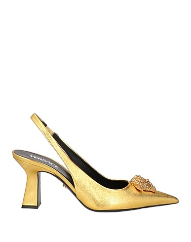 VERSACE Court Gold Leather