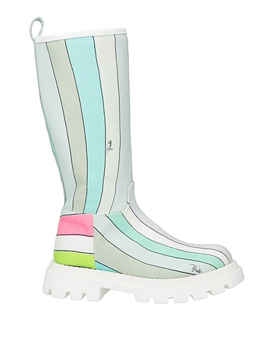 PUCCI Stivali Celeste Fibre tessili