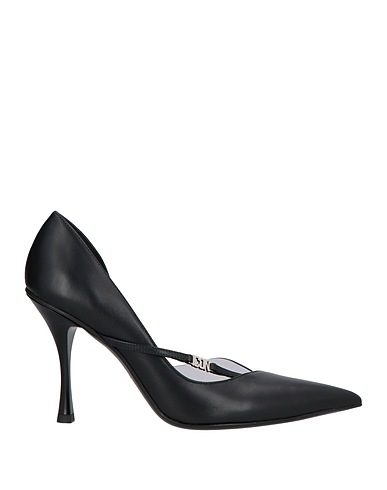 DSQUARED2 Pump Black Calfskin, Plastic