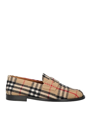 BURBERRY Loafers Beige Textile fibres