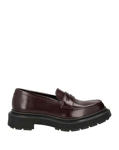 ADIEU Loafers Burgundy Leather