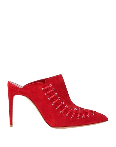 MANOLO BLAHNIK Mules and clogs Red Leather