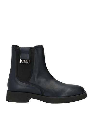 LORIBLU Ankle boot Midnight blue Leather, Textile fibres