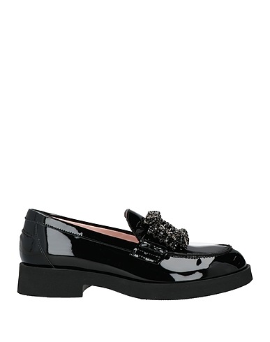 LORIBLU Loafers Black Leather