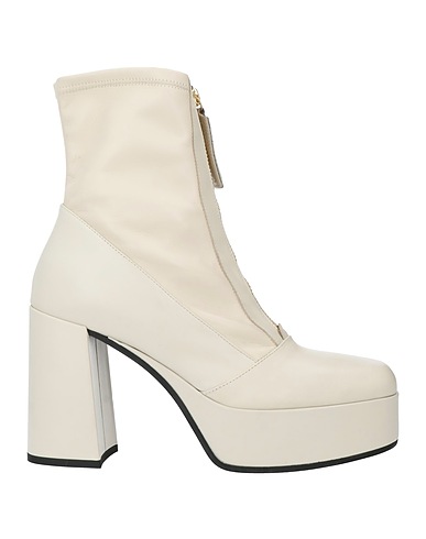 LORIBLU Ankle boot Ivory Leather
