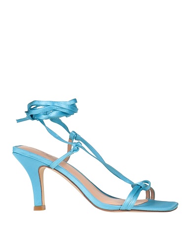 GAëLLE Paris Sandals Light blue Textile fibres